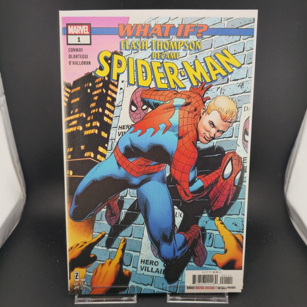 WHAT IF FLASH THOMPSON BECAME SPIDER-MAN 1 2018 NM/M 9.8 CANDIDATE MARVEL COMICS